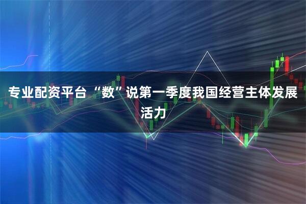 专业配资平台 “数”说第一季度我国经营主体发展活力